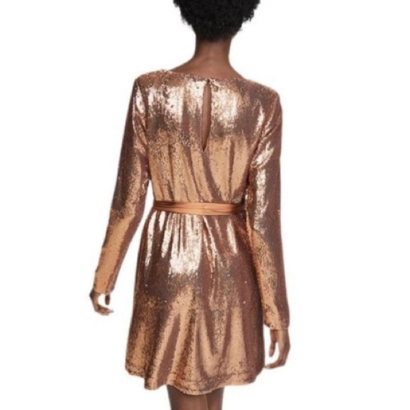 New Ramy Brook Helen  Sequin Cocktail Dress - Picture 7 of 16